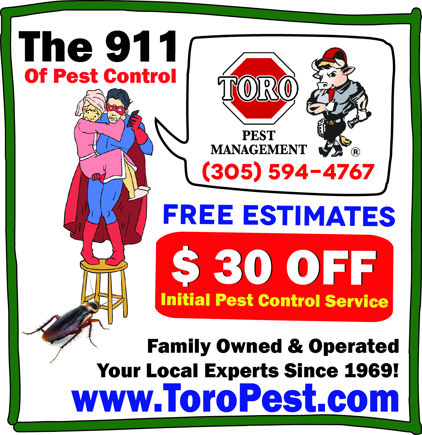 Pest Control In Miami Dade South Florida Toro Pest Pest Management