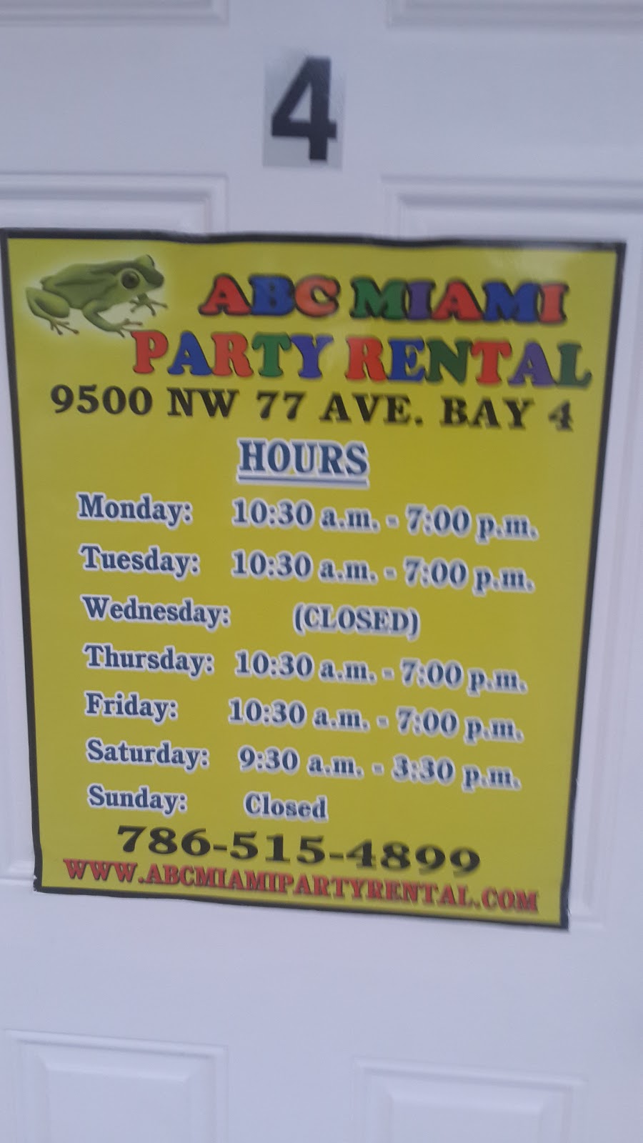 ABC Party Rental » Shopping mall in Doral FL