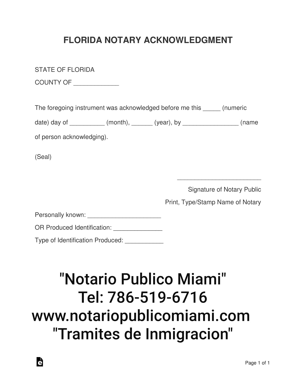 Notario Publico Miami - Notary Public » Finance In Doral Fl