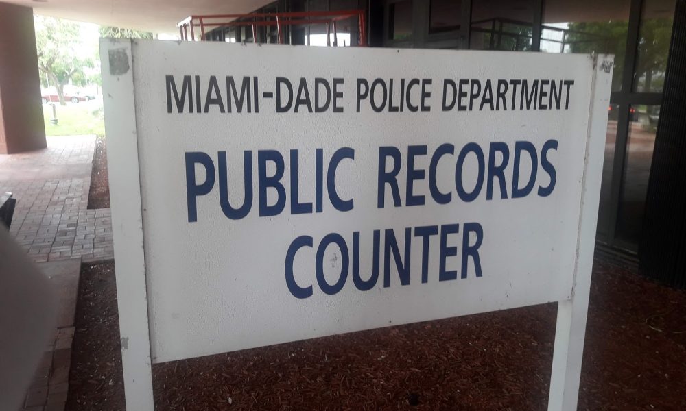 Miami Dade Police Department,Bureau Of Records