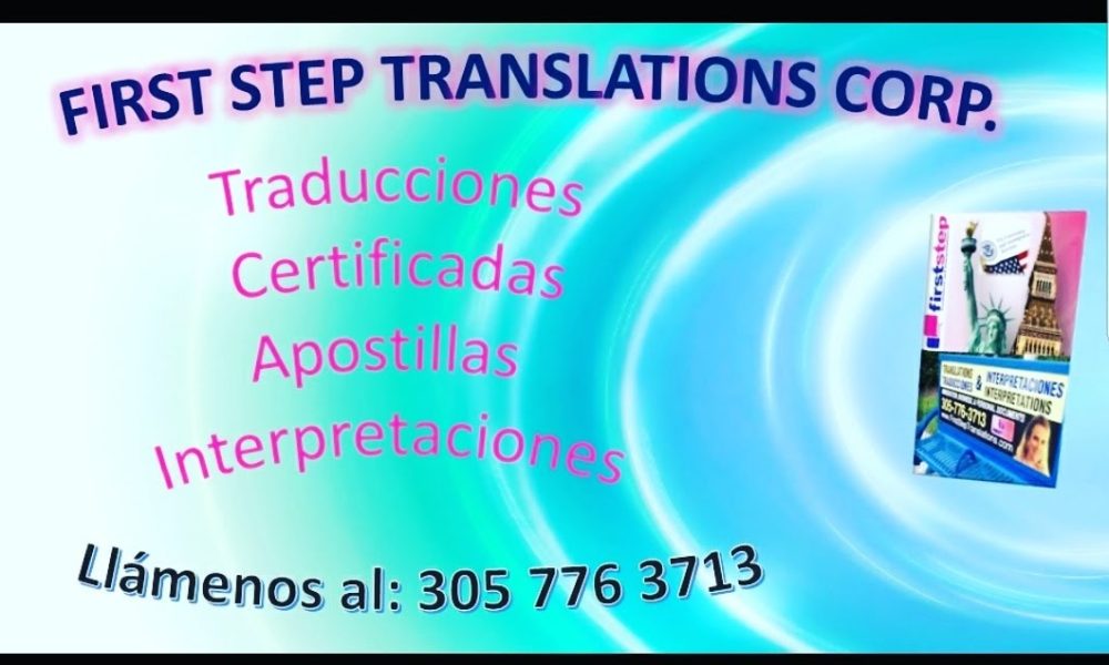FIRST STEP TRANSLATIONS CORPORATION