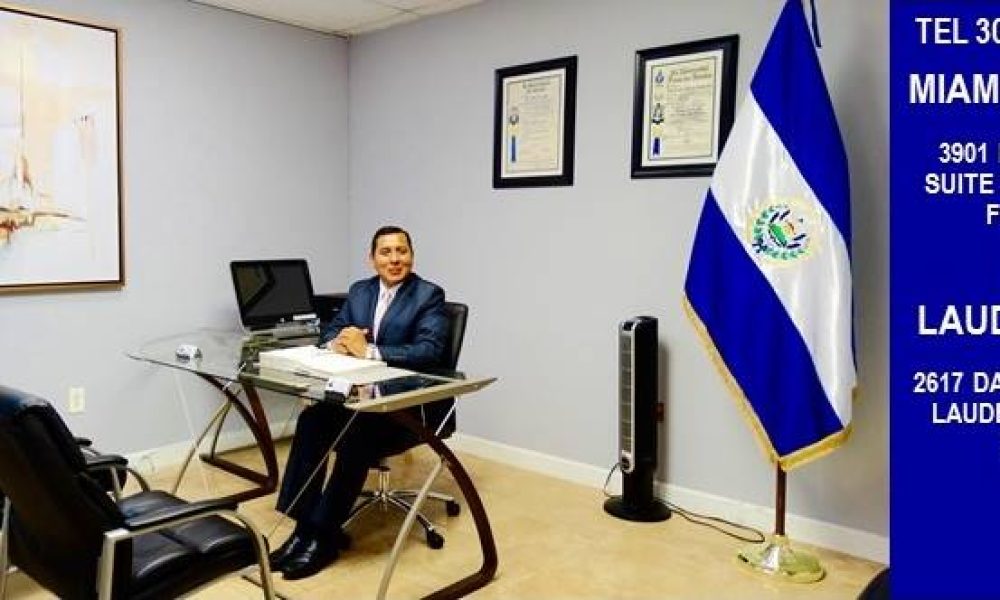 ABOGADO Y NOTARIO SALVADOREÑO EN FLORIDA