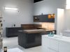 Bath for living showroom