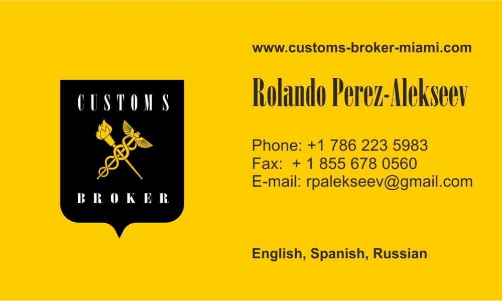 Customs Broker Miami