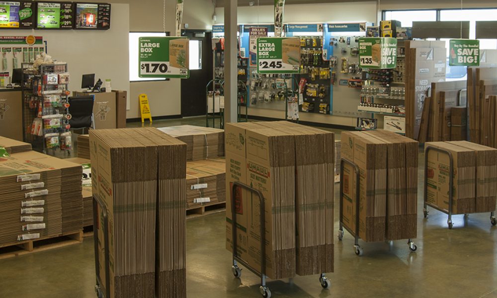 Moving Supplies Showroom at U-Haul Moving &amp; Storage of Doral