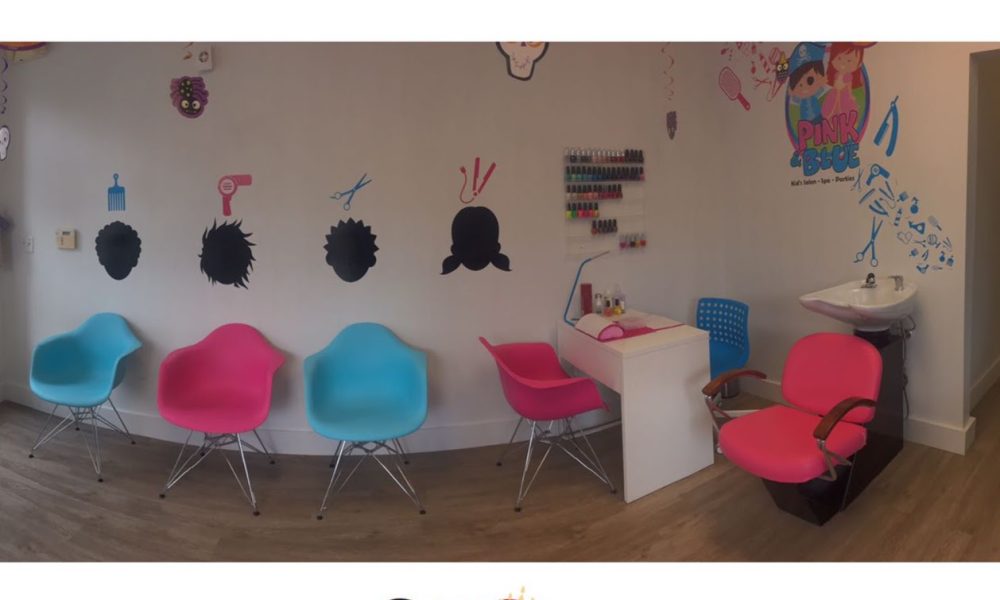 Pink and Blue Kids Salon Spa Parties