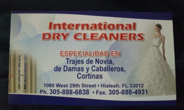 International Dry Cleaners