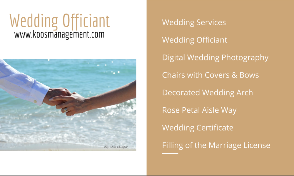 WEDDING OFFICIANT