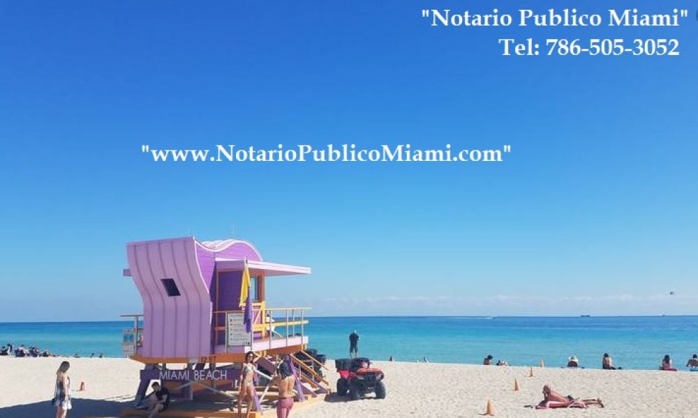 Notario Publico Miami - Notary Public