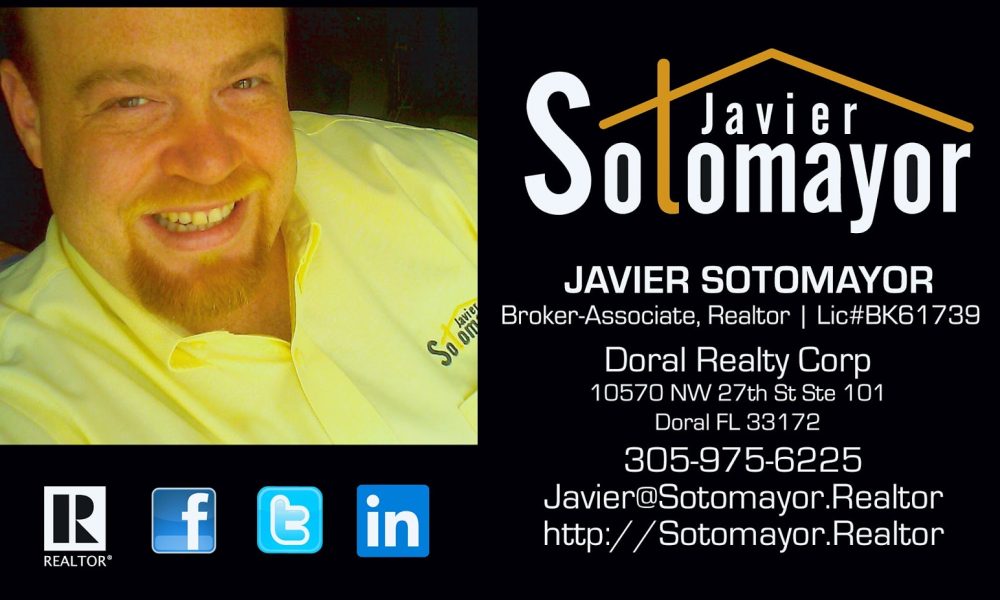 Javier Sotomayor REALTOR Broker-Assoc