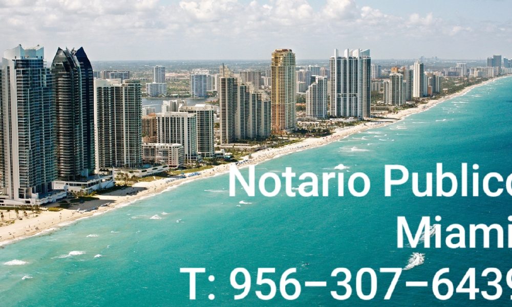 Notario Publico Miami - Notary Public