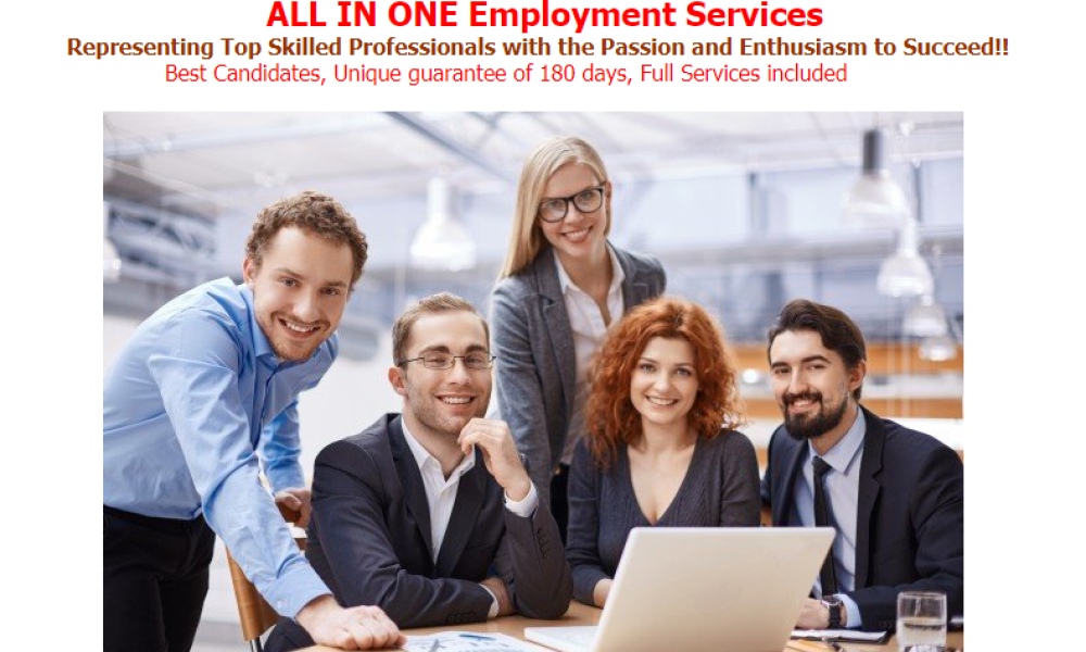 ALL in ONE Employment Services A Full Staffing Agency Recruiting for Temp to Perm & Direct Hire
