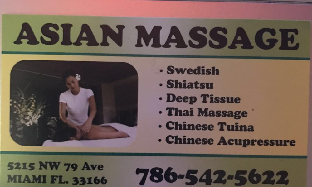 Asian Spa Massage fo Doral