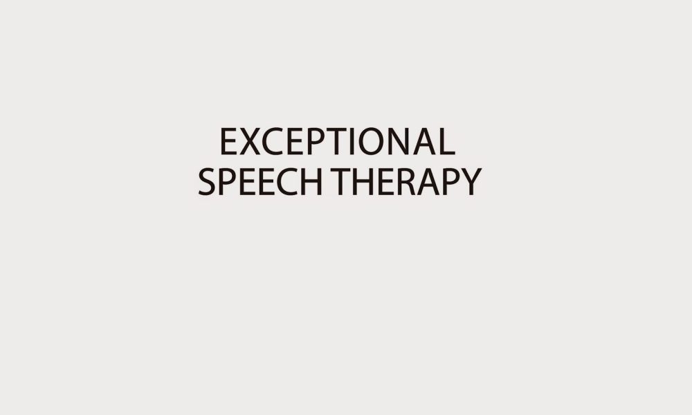 Exceptional Speech Therapy