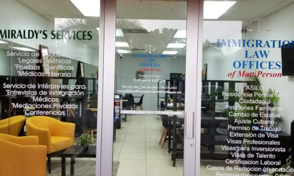 Immigration Law Offices of Matt Person & Miraldys Services