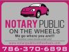 Notary Public On the wheels