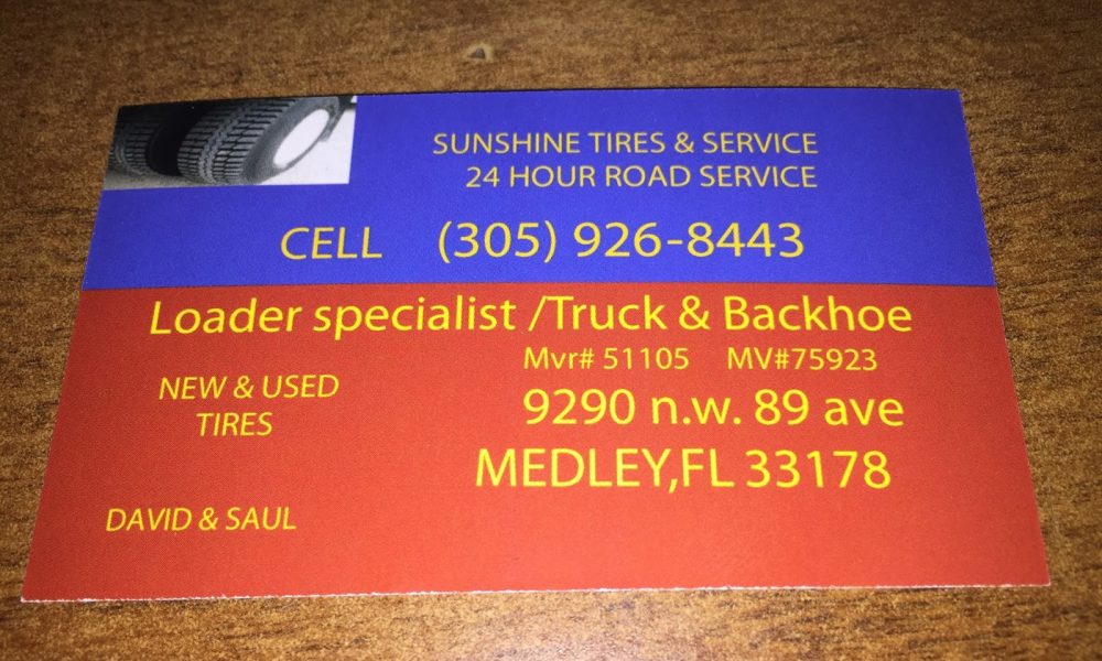 Sunshine Tire Service Inc.