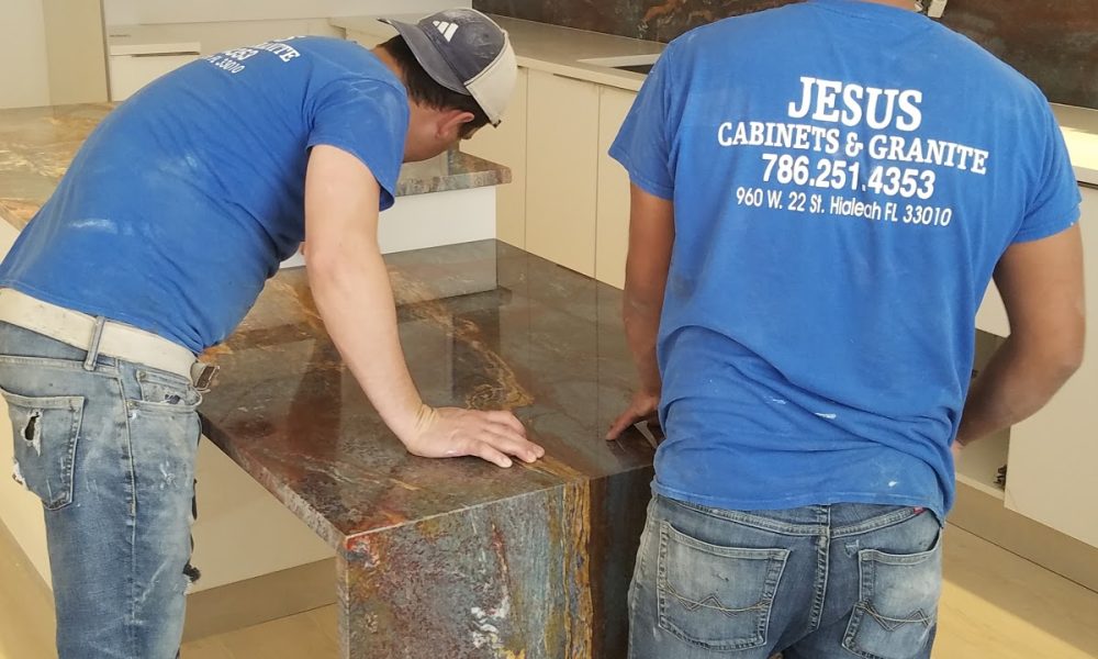 Jesus Cabinet & Granite