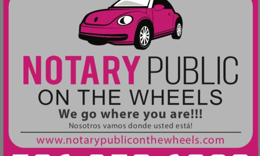 Notary Public On the wheels