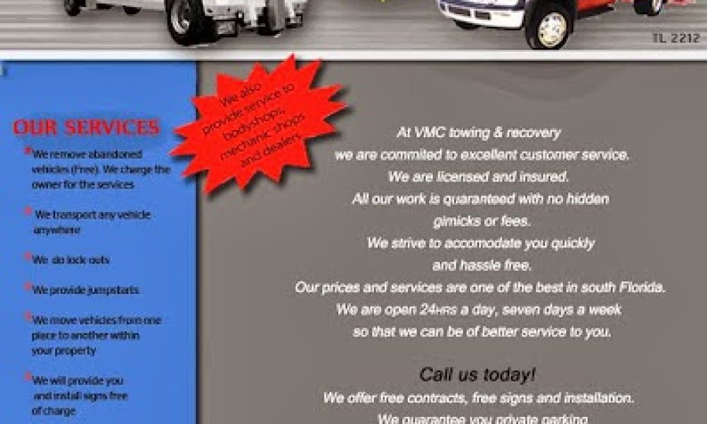 VMC Towing Recovery